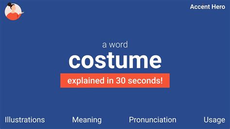 costume significado ingles|costume meaning in ingles.